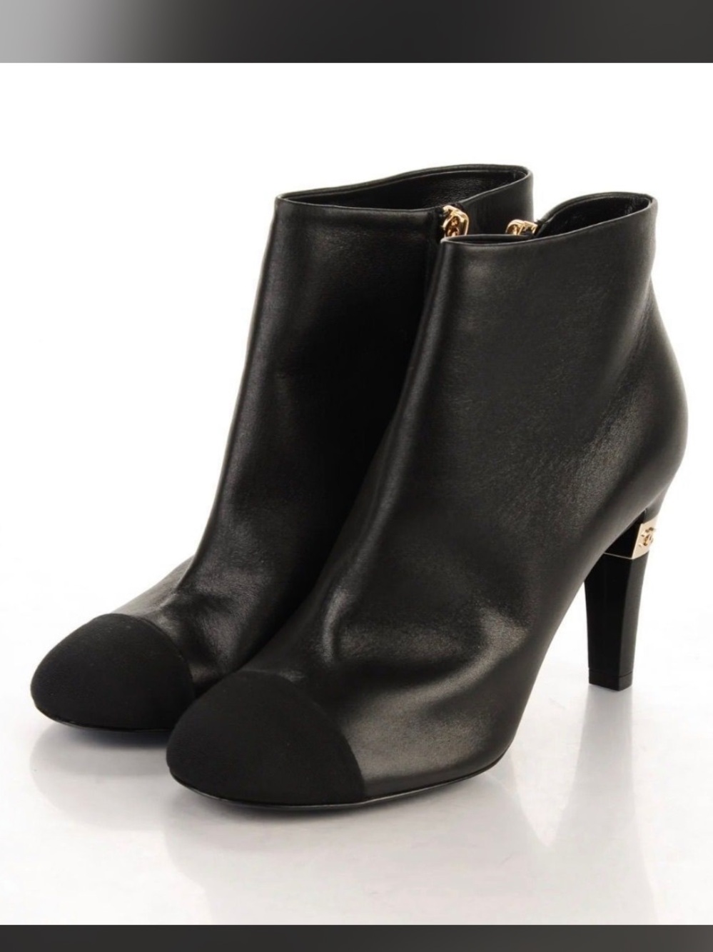 Chanel lambskin boots size 40